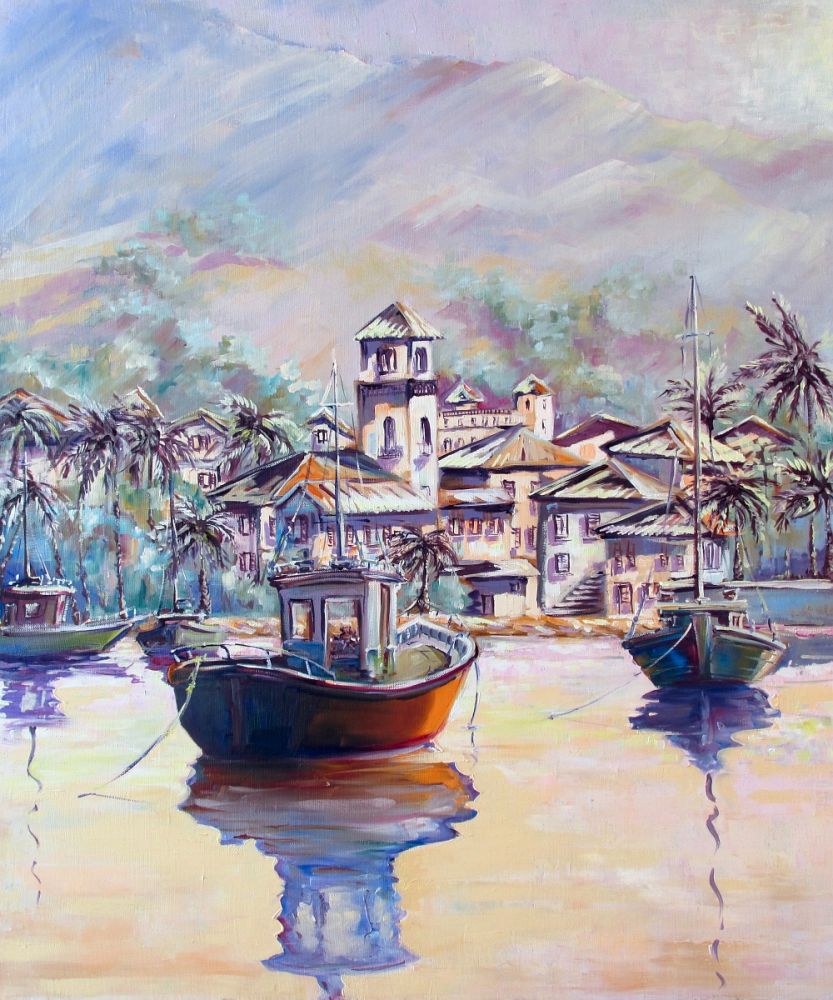 White Dream Old Boat