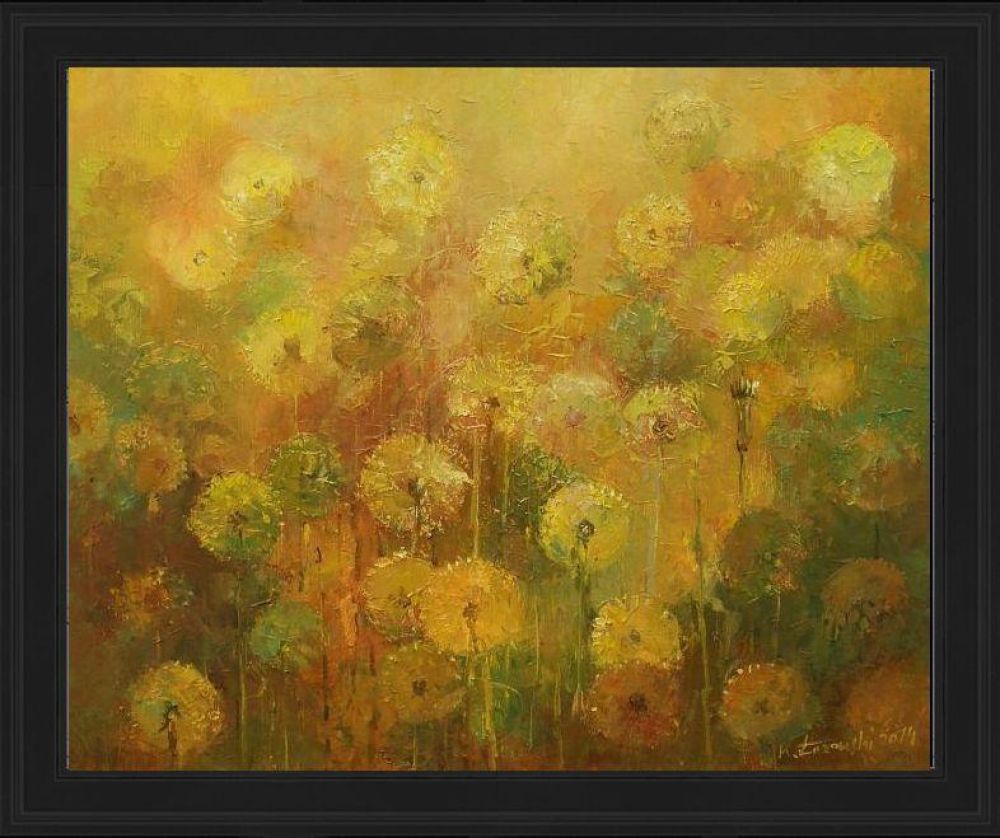 Dandelions Pre-framed - Black Gallery