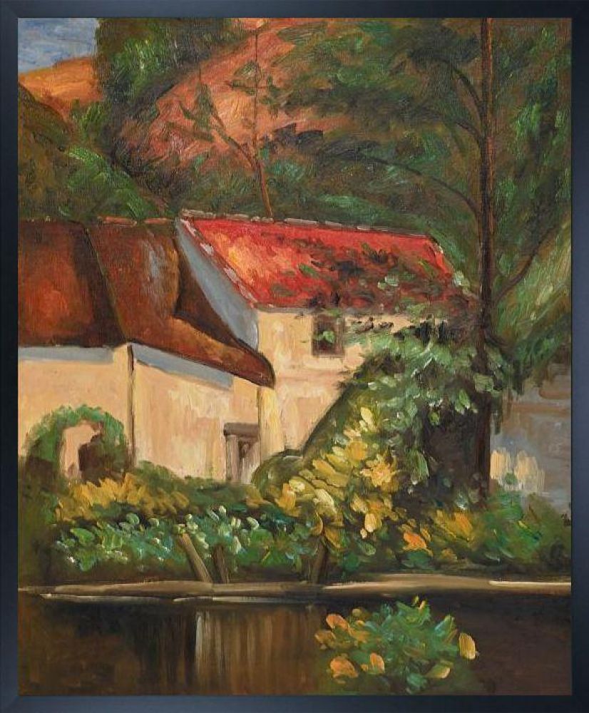 House of Piere La Croix Pre-framed - Studio Black Wood Frame 20"X24"