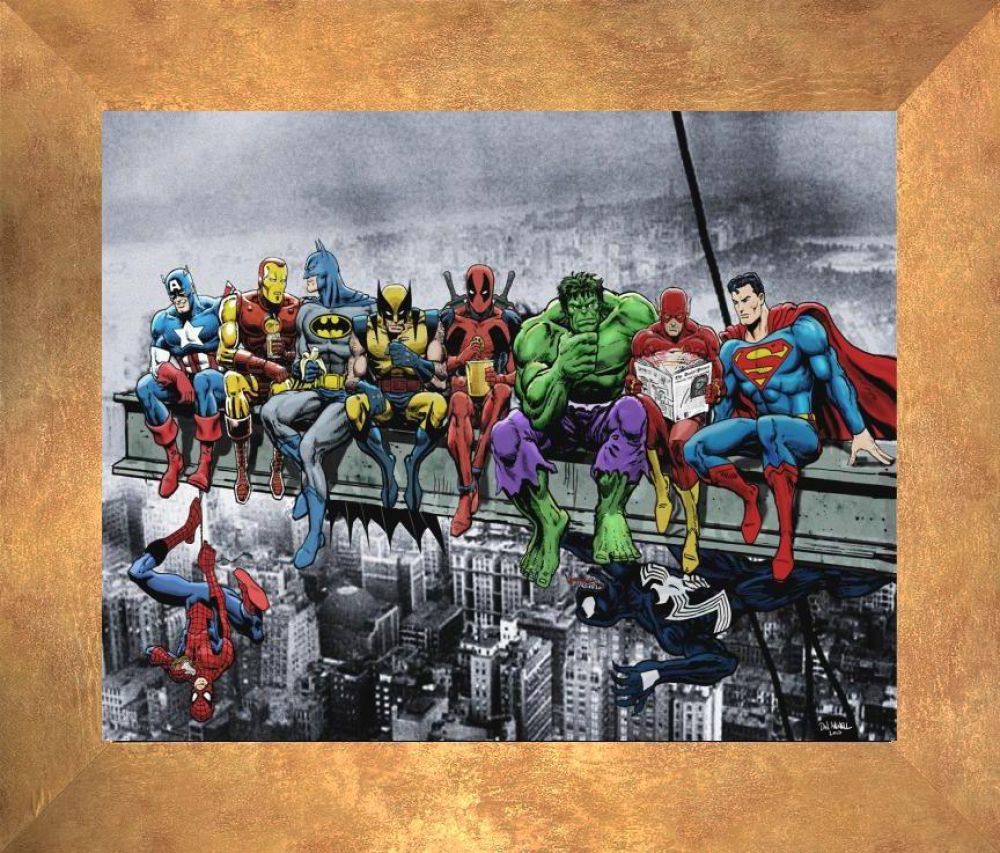 Breakfast of Champions Pre-framed - Florentine Gold Frame 16"X20"