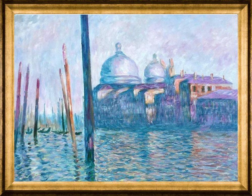 The Grand Canal, Venice Pre-framed - Athenian Gold Frame 30"X40"