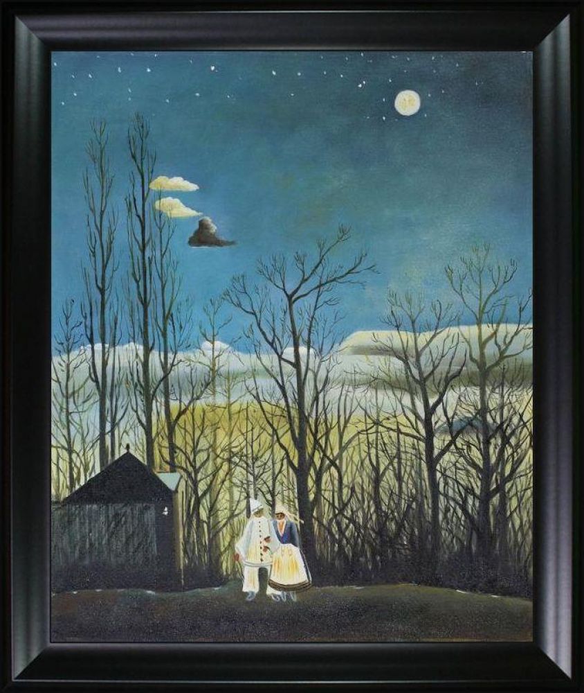 A Carnival Evening Pre-framed - Black Matte Frame 20"X24"