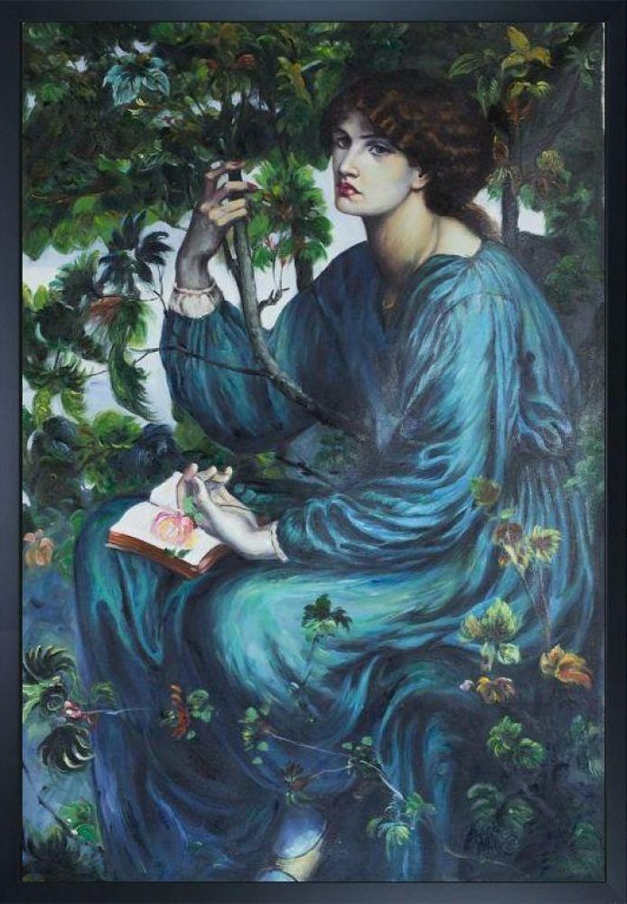 The Day Dream Pre-framed - Studio Black Wood Frame 24"X36"