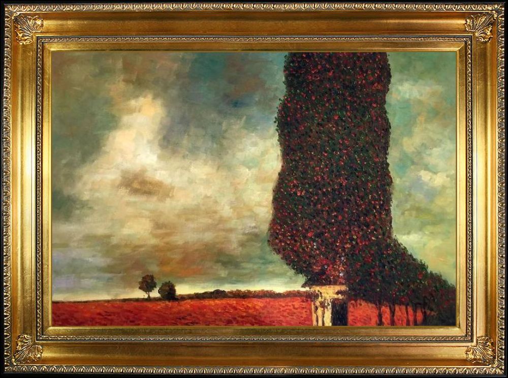 High Poplar Pre-framed - Regency Gold Frame 24"X36"