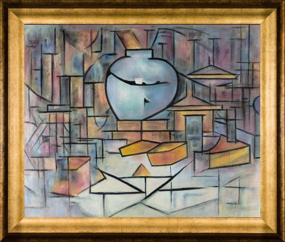 Still Life with Gingerpot II Pre-framed - Athenian Gold Frame 20"X24"