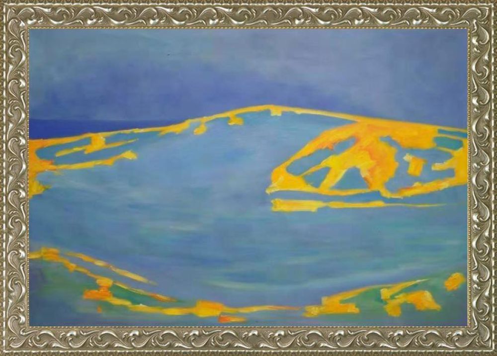 Summer, Dune in Zeeland Pre-framed - Rococo Silver 24"X36"