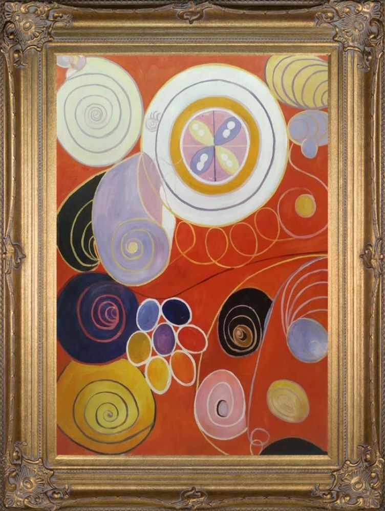 Group IV, The Ten Largest, No. 3, Youth Pre-Framed - Renaissance Bronze Frame 24"X36"