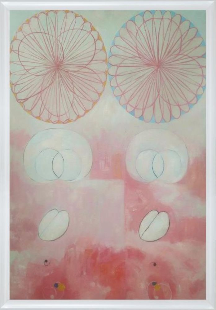 Group IV, The Ten Largest, No. 9, Old Age Pre-Framed - Moderne Blanc Frame 24" X 36"