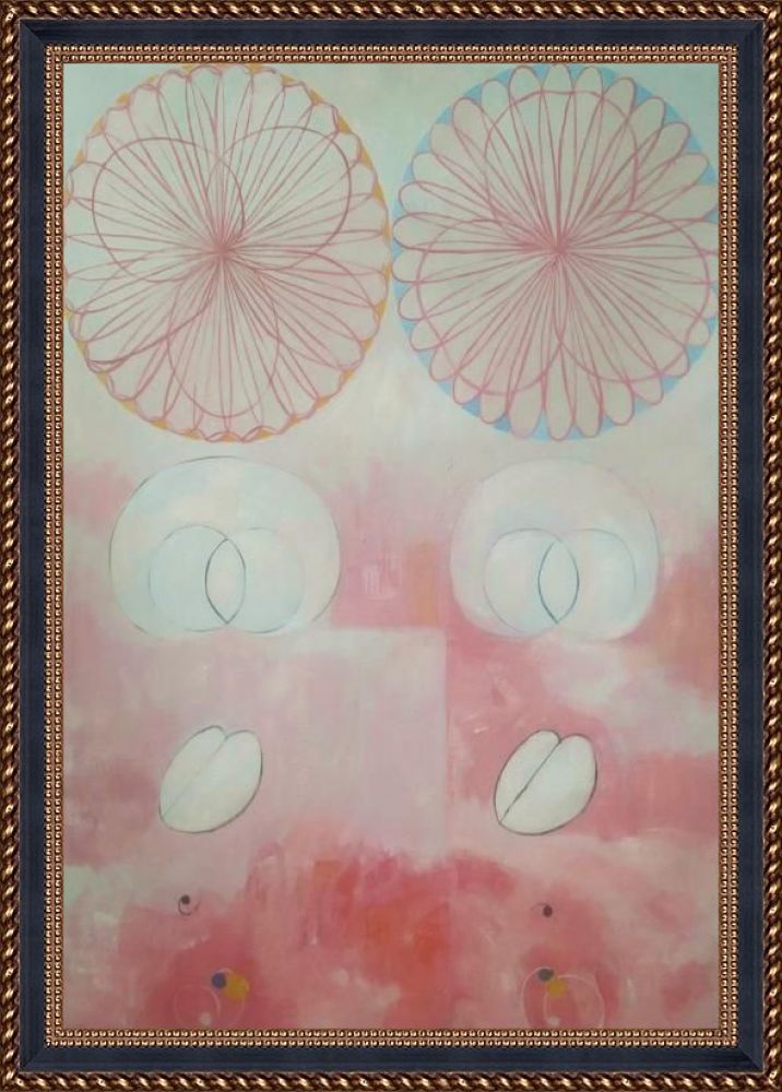 Group IV, The Ten Largest, No. 9, Old Age Pre-Framed - Verona Black and Gold Braid 24"X36"