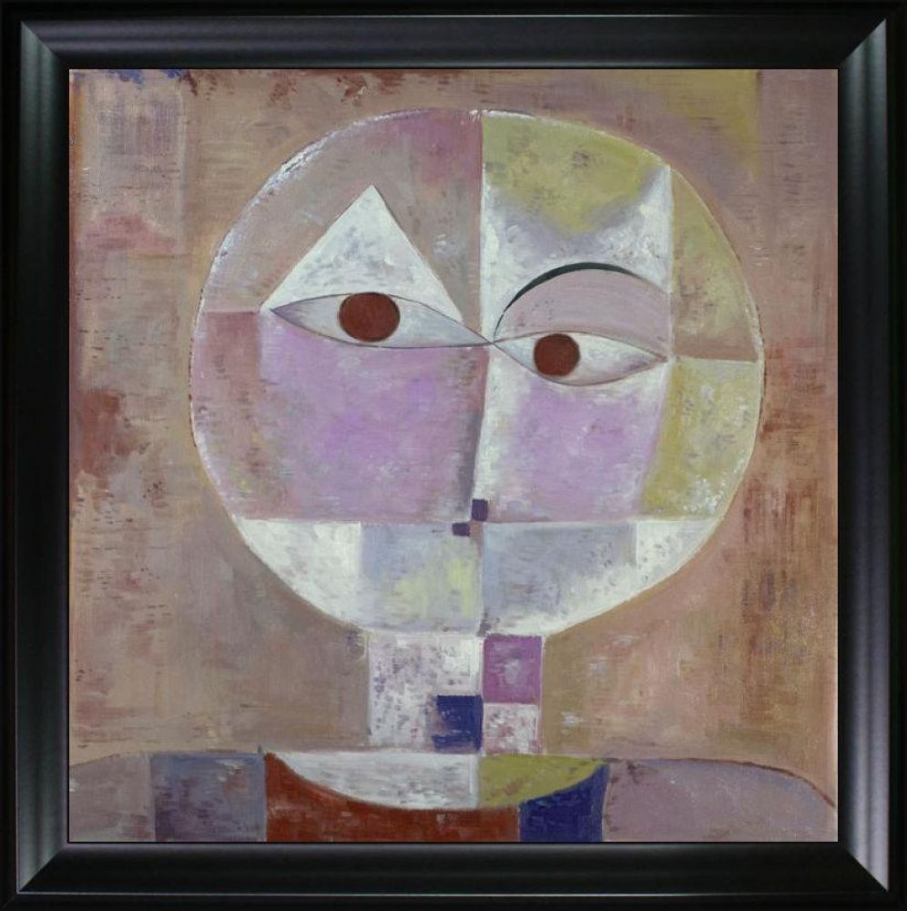 Senecio Pre-framed - Black Matte Frame 24"X24"