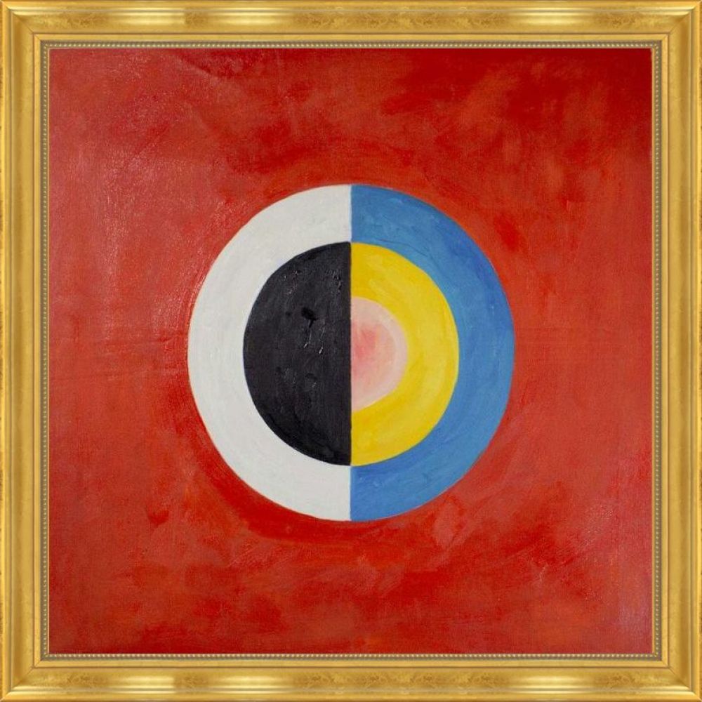 Group IX/SUW, The Swan, No. 17 Pre-framed - Milan Gold Frame 24" X 24"