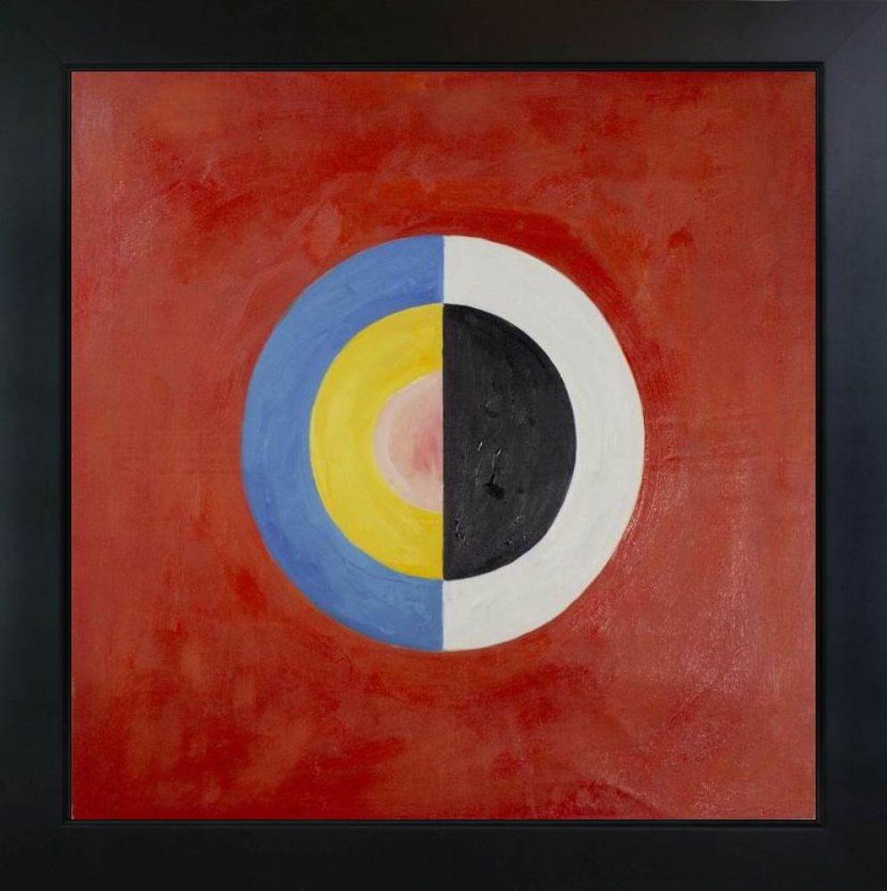 Group IX/SUW, The Swan, No. 17 Pre-Framed - New Age Black Frame 24"X24"