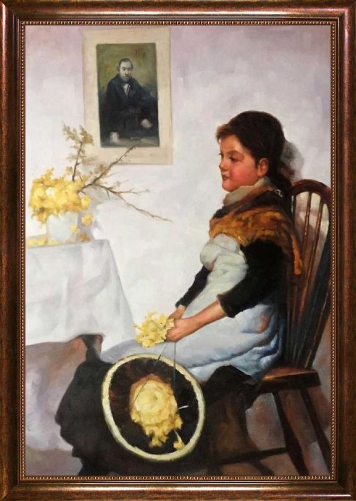 Primrose Day Pre-Framed - Verona Cafe Frame 24"X36"