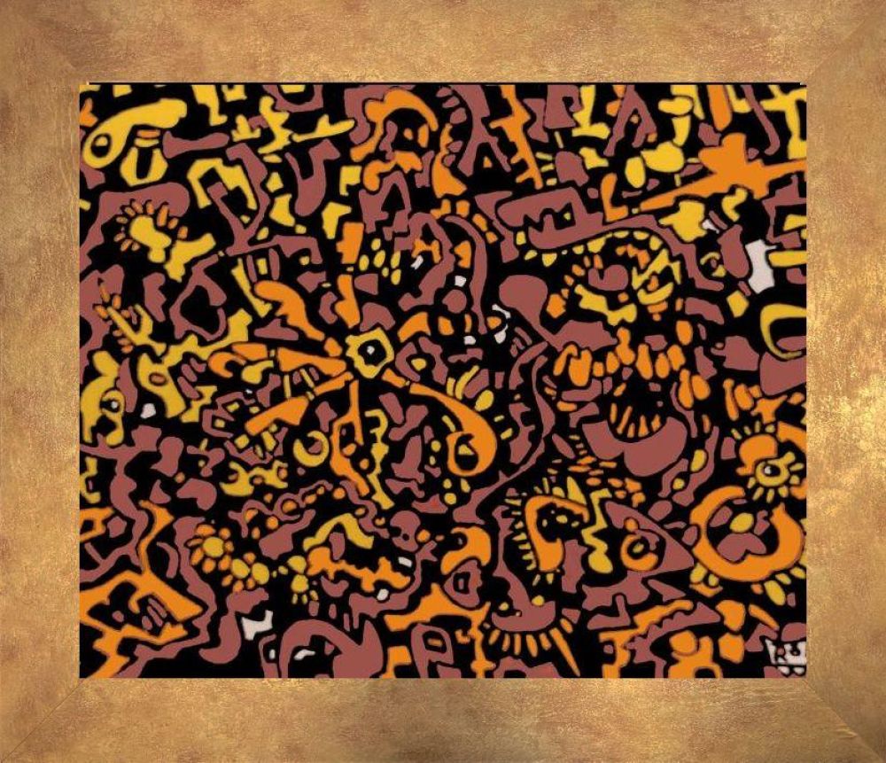 Rouy Pre-framed - Florentine Gold Frame 20"X24"