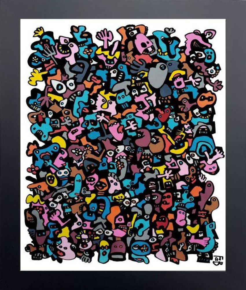 Samkoma Pre-framed - Flat Black Studio Frame 20"X24"