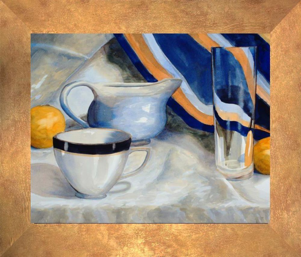 Still Life Pre-framed - Florentine Gold Frame 16"X20"