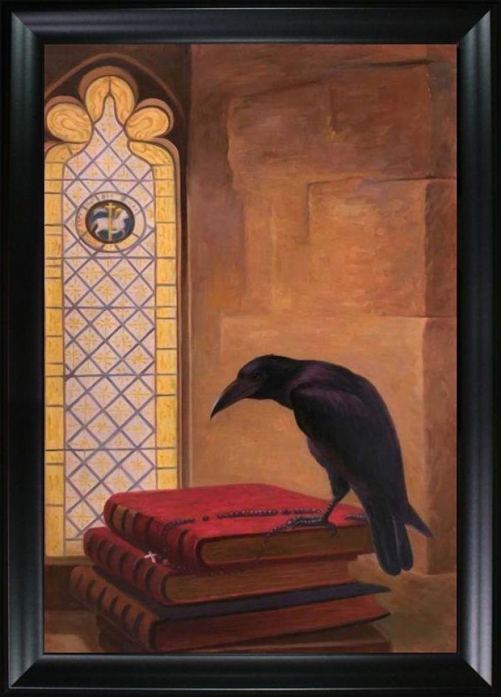 A Saint, from the 'Jackdaw of Rheims' Pre-framed - Black Matte Frame 24"X36"