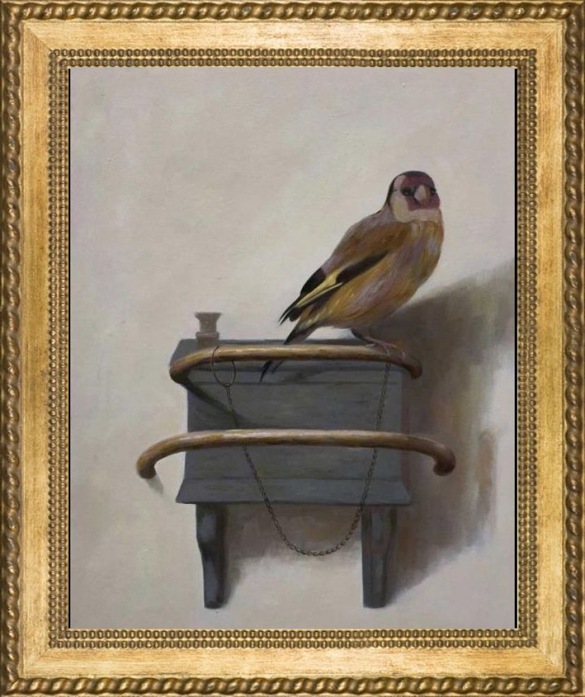 The Goldfinch Pre-Framed - Verona Gold Braid Frame 16"X20"
