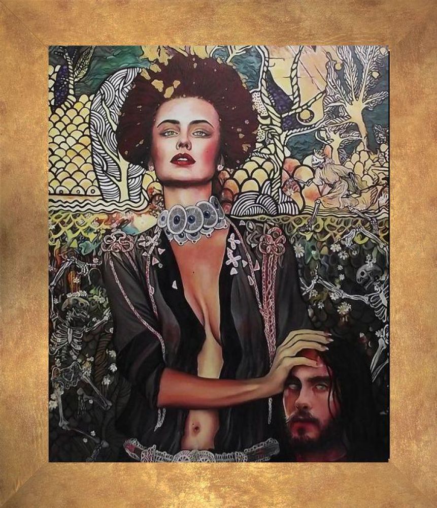 Judith Lost Innocence Pre-framed - Florentine Gold Frame 20"X24"