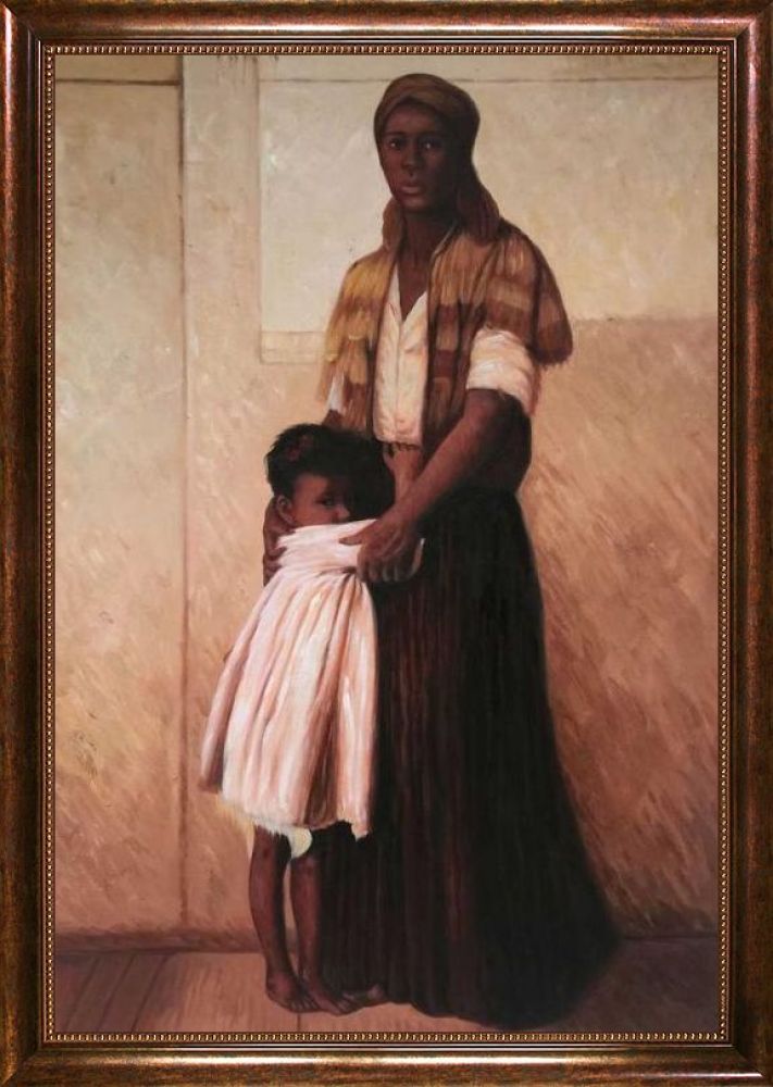 To the Highest Bidder Pre-Framed - Verona Cafe Frame 24"X36"