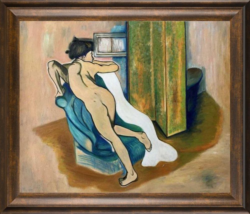 After the bath Pre-framed - Modena Vintage 20" X 24"