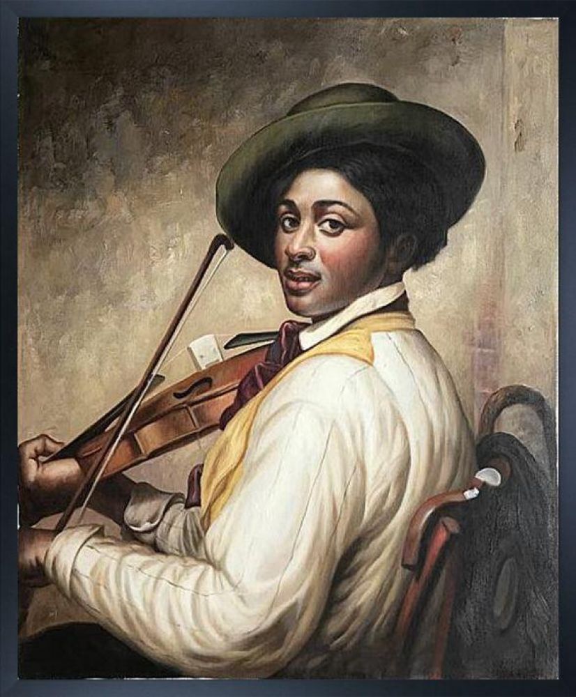 Right and Left Pre-framed - Studio Black Wood Frame 20"X24"