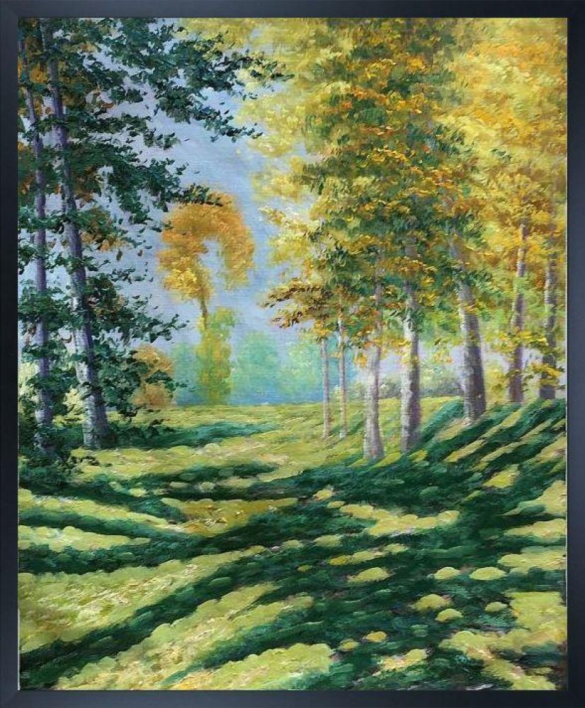 Untitled (Landscape) Pre-framed - Studio Black Wood Frame 20"X24"