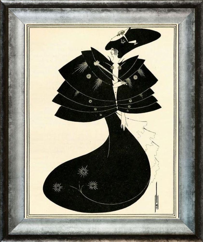 The Black Cape Pre-framed - Athenian Distressed Silver Frame 16" X 20"