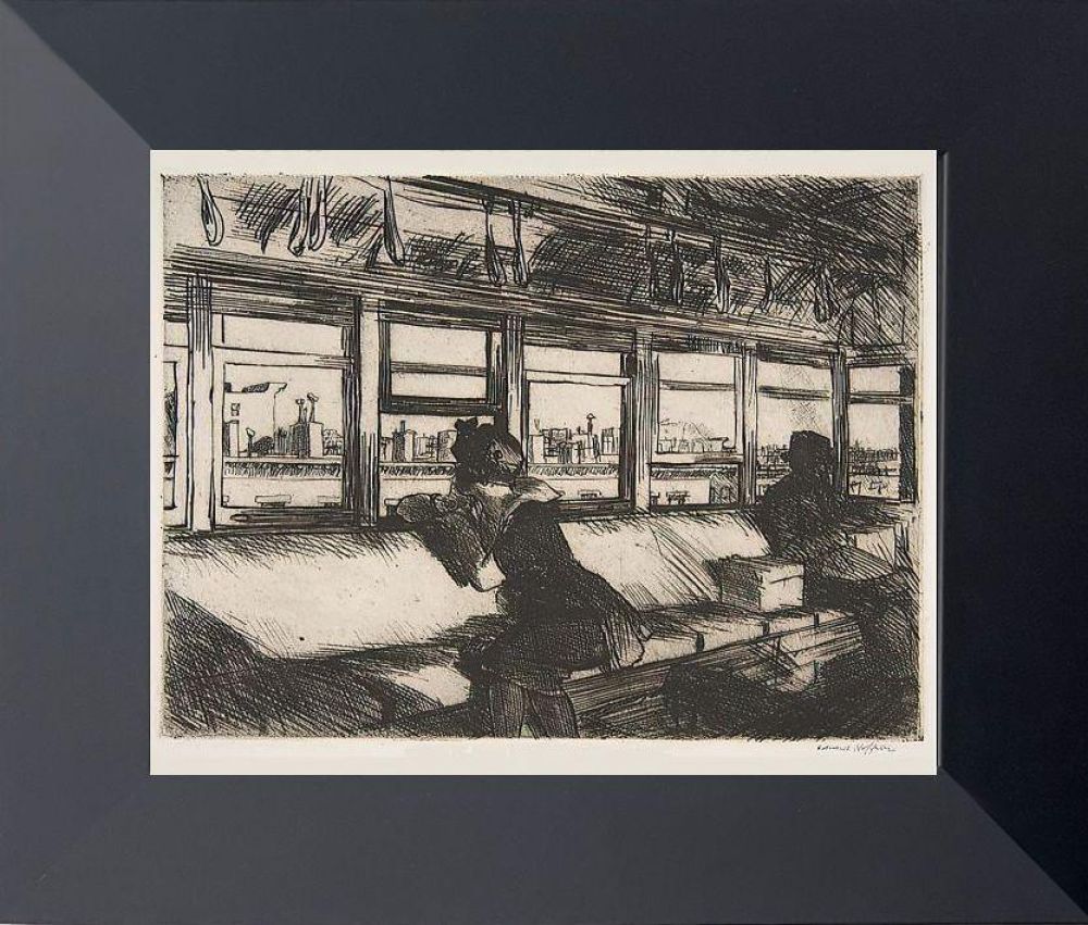 House Tops Pre-framed - Flat Black Studio Frame 8"X10"