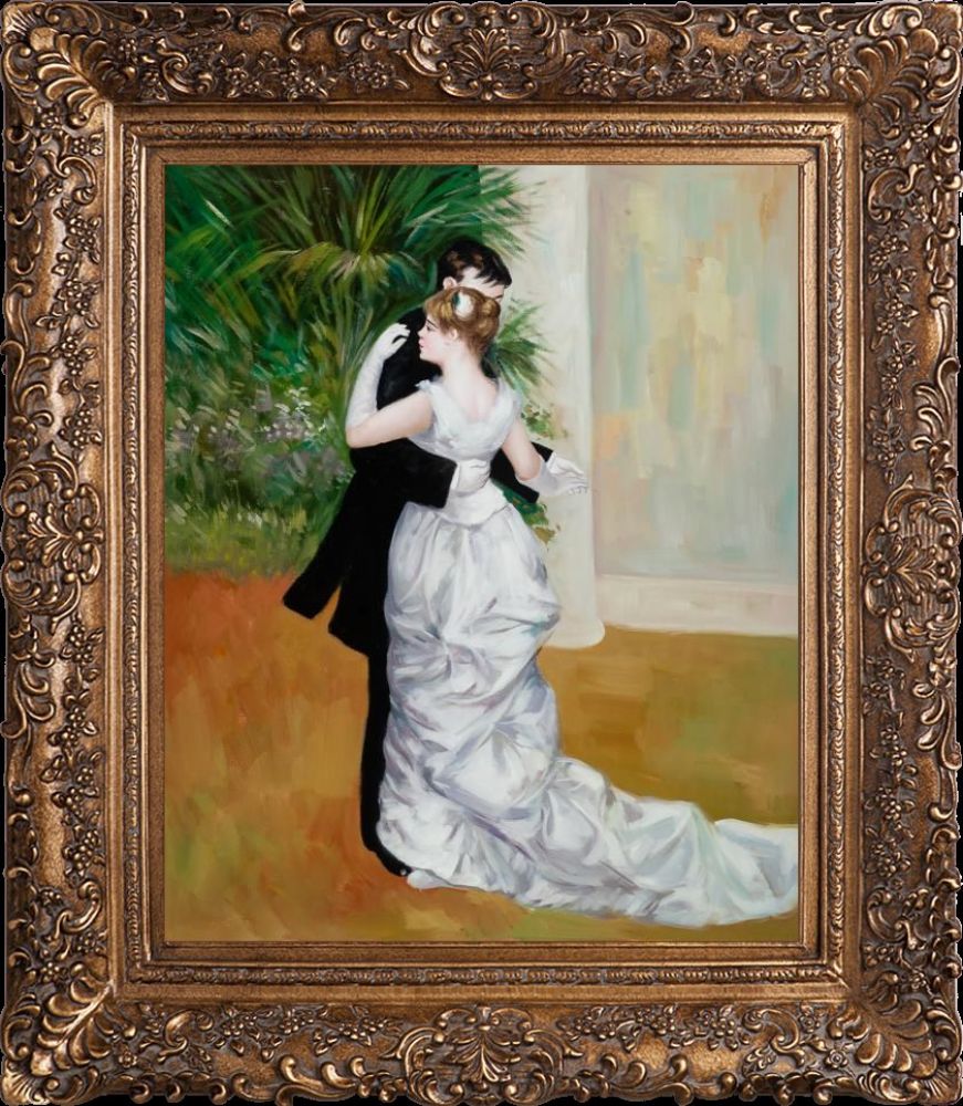 Dance in The City Pre-Framed - Burgeon Gold Frame 20"X24"