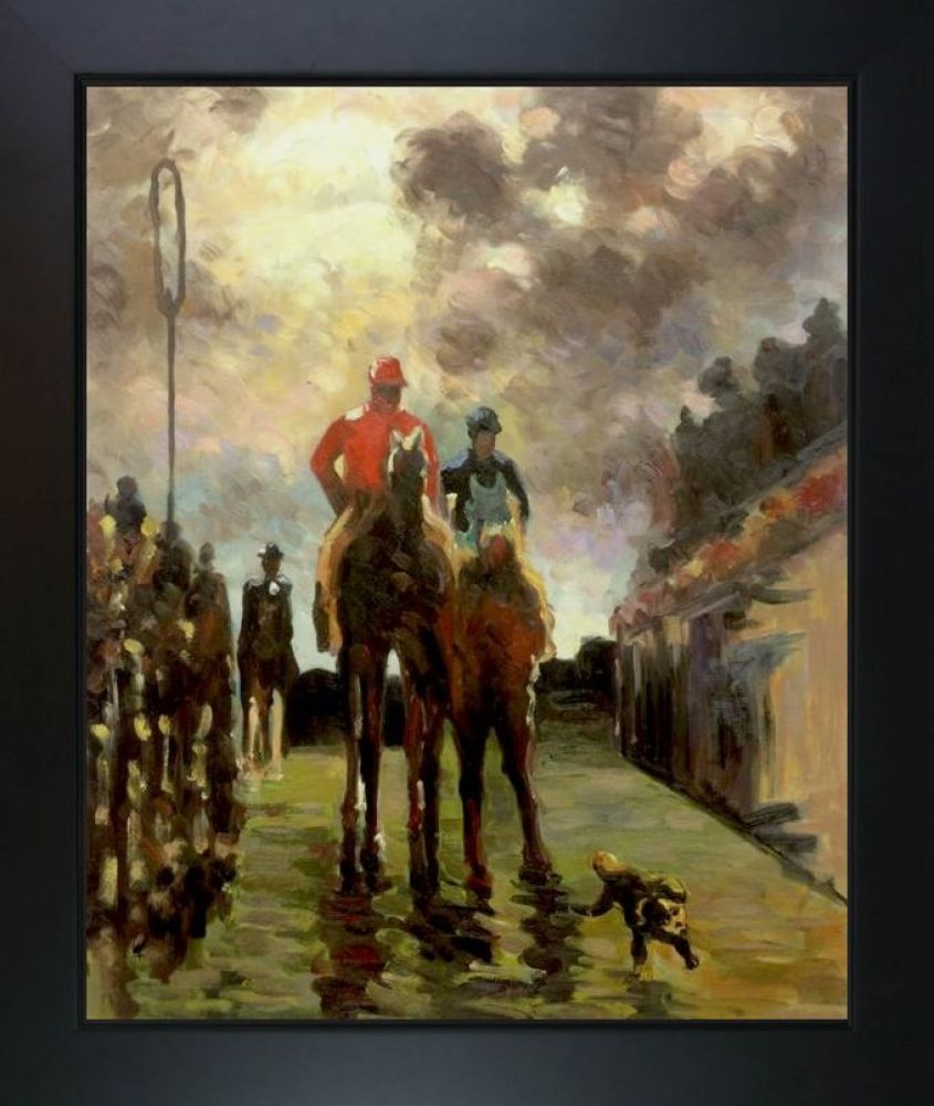 Jockeys Pre-Framed - New Age Black Frame 20"X24"