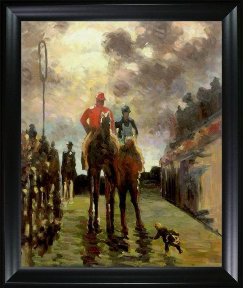 Jockeys Pre-framed - Black Matte Frame 20"X24"