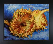 Two Cut Sunflowers Pre-Framed