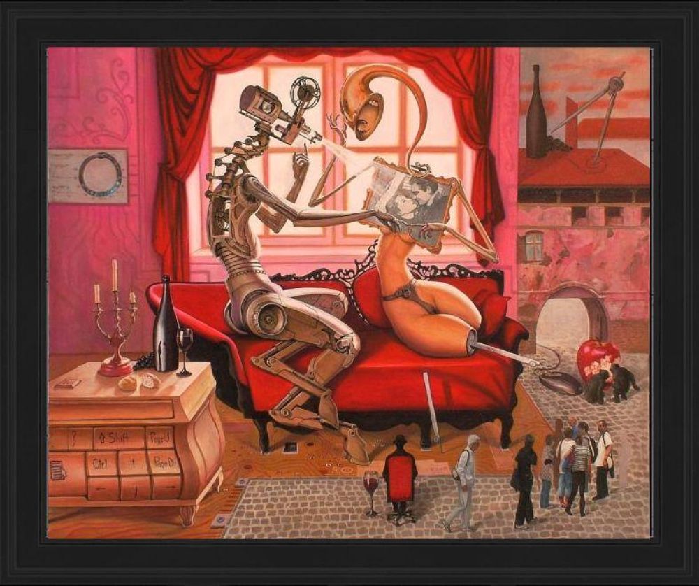 The Forbidden Spark Pre-framed - Black Gallery