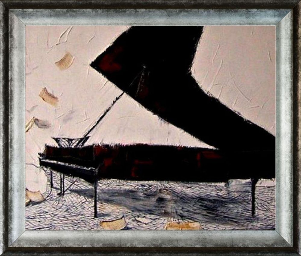 Nocturne Pre-framed - Athenian Distressed Silver Frame 20"X24"