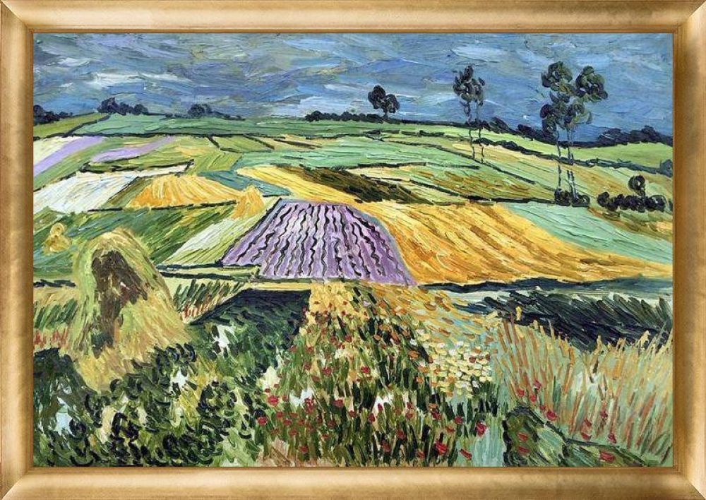 Wheatfields Pre-framed - Gold Luminoso Frame 24" x 36"