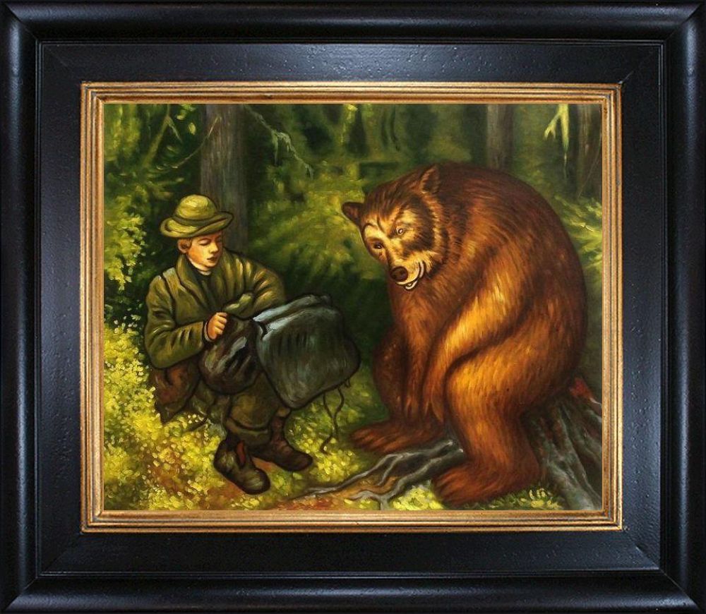 Askeladdens adventure II Pre-framed - Vintage Creed Frame 20"X24"