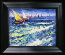 Seascape at Saintes Maries de la Mer Pre-framed