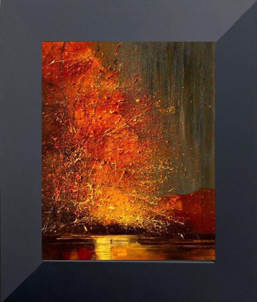 River Pre-framed - Flat Black Studio Frame 8"X10"