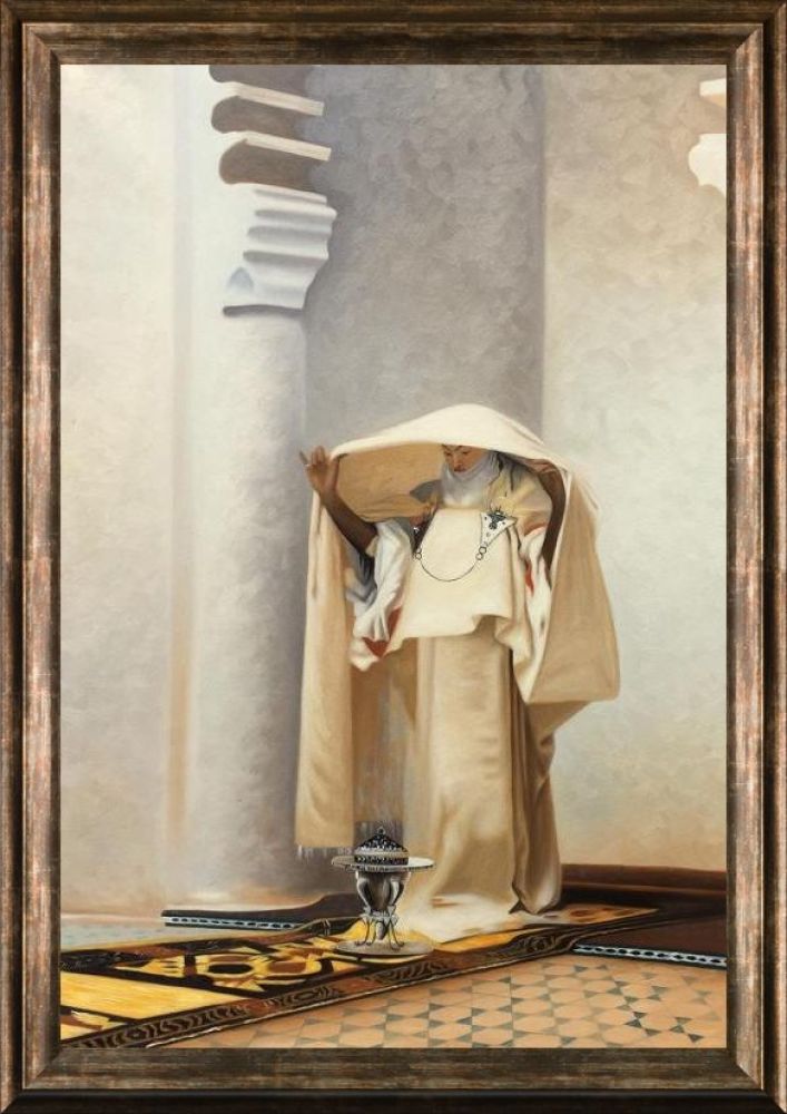 Smoke of Ambergris, 1880 Pre-framed - Ferrara Vintage Frame 24