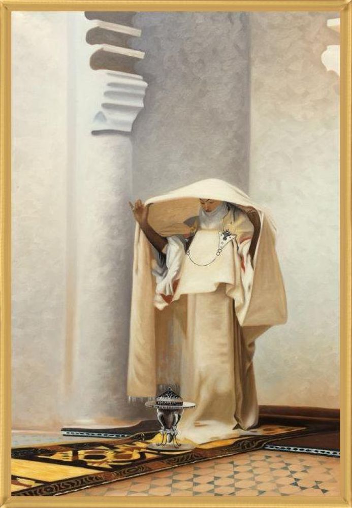 Smoke of Ambergris, 1880 Pre-framed - Piccino Luminoso Frame 24" X 36"