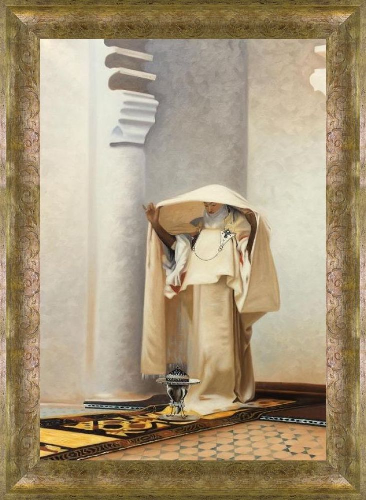 Smoke of Ambergris, 1880 Pre-framed - Sirocco Frame 24" X 36"