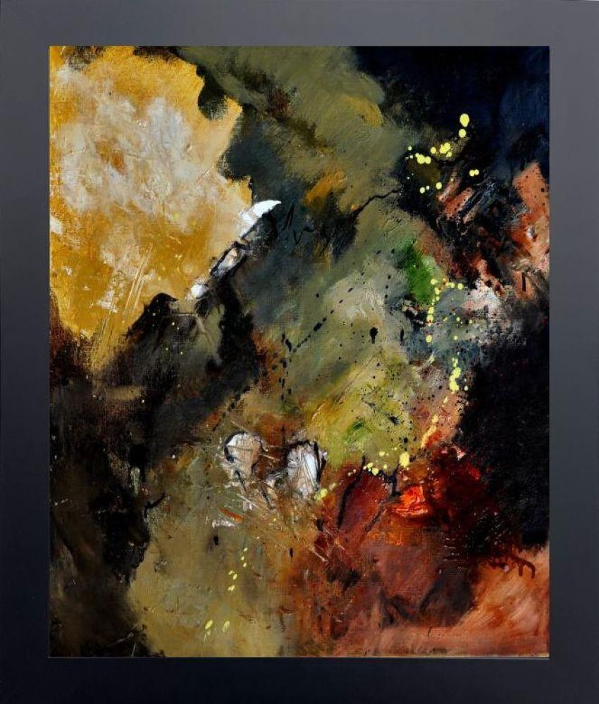 Abstract 665021 Pre-framed - Flat Black Studio Frame 20"X24"