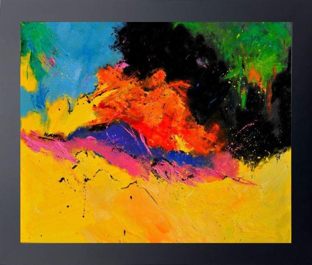 Abstract 1811806 Pre-framed - Flat Black Studio Frame 20"X24"