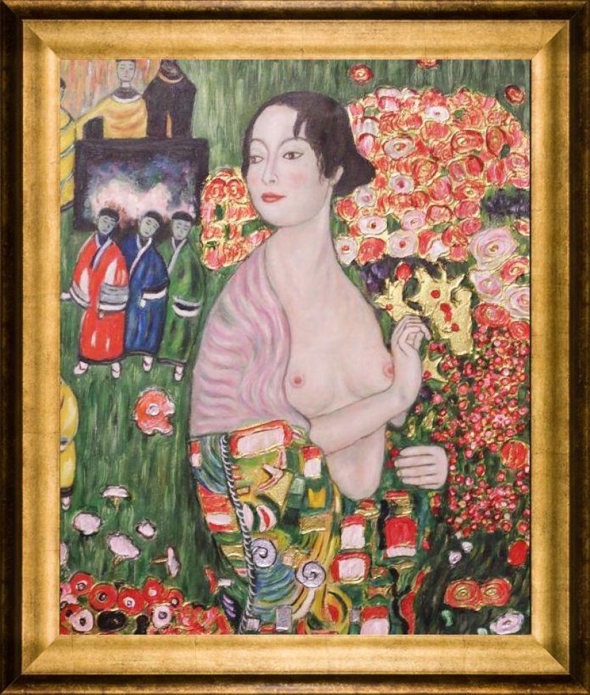 The Dancer (Luxury Line) Pre-framed - Athenian Gold Frame 20"X24"