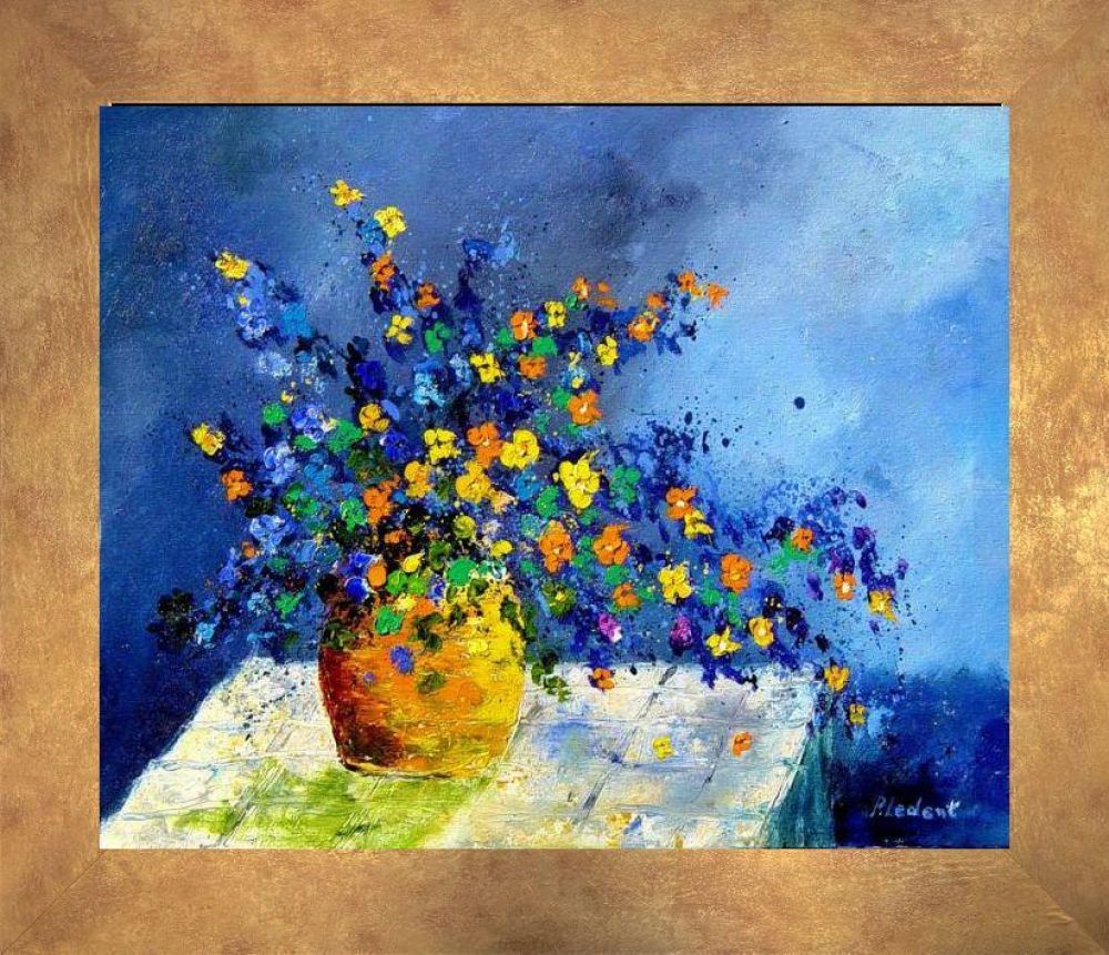 Still Life 5742 Pre-framed - Florentine Gold Frame 20"X24"