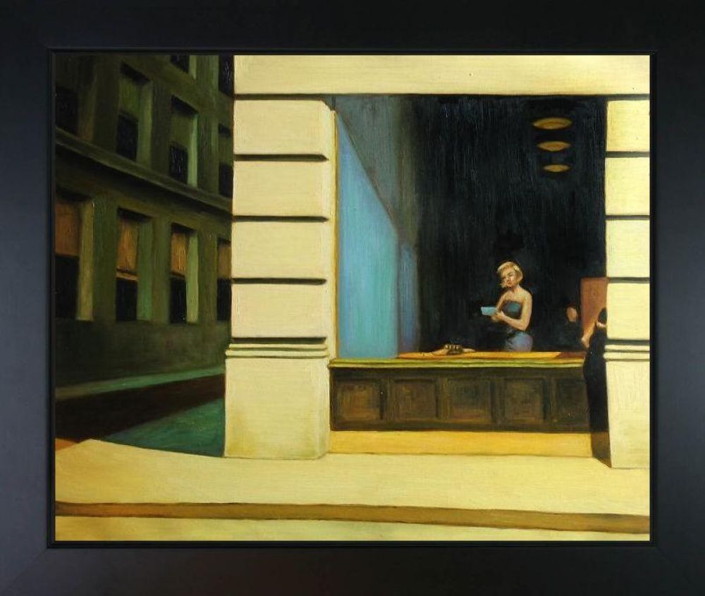 New York Office, 1962 Pre-framed - New Age Black Frame 20"X24"