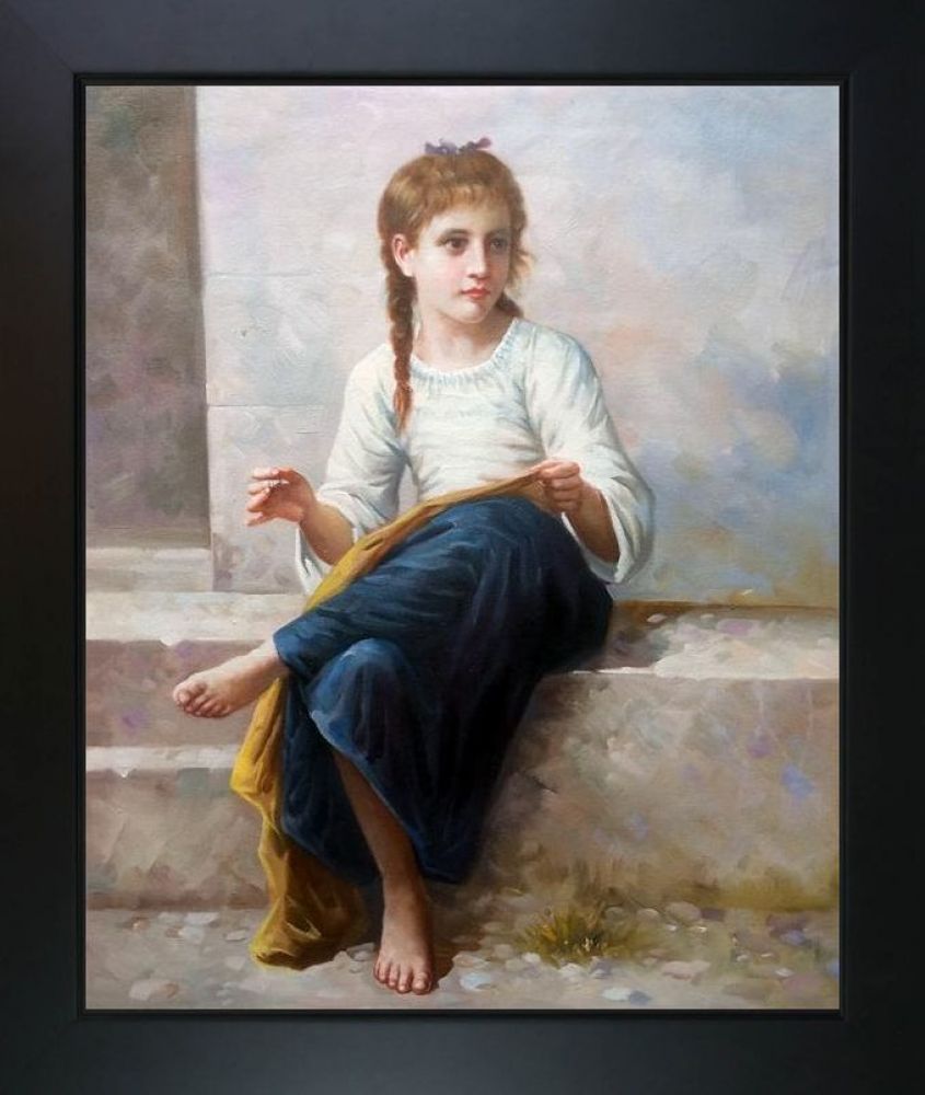 The Dressmaker, 1898 Pre-framed - New Age Black Frame 20"X24"