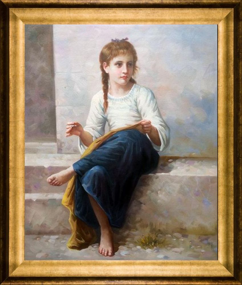 The Dressmaker, 1898 Pre-framed - Athenian Gold Frame 20"X24"
