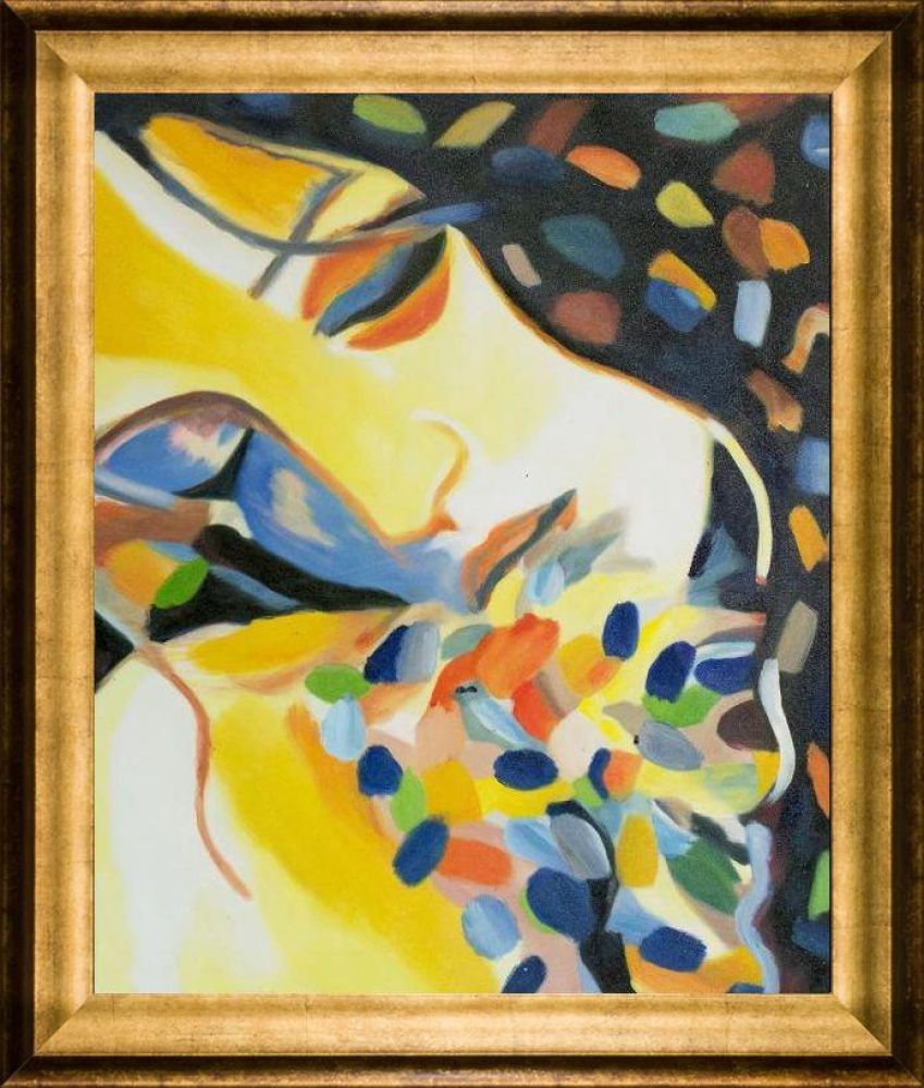 Delight Reproduction Pre-framed - Athenian Gold Frame 20"X24"